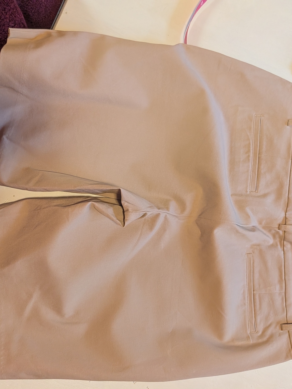 Lauren Ralph Lauren Women's Beige Chino Shorts - Picture 2 of 5
